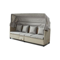 Costa Adjustable Outdoor Day Bed With Canopy