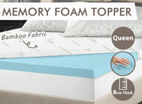 Memory Foam Topper 8cm
