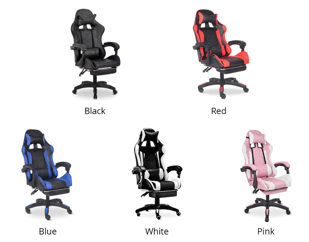 Chano Deluxe Gaming Chair Pu Black