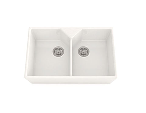Ceramic Sink Double Bowl 780mm