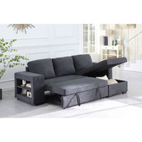 Reversible Sectional Sofa Bed with Storage