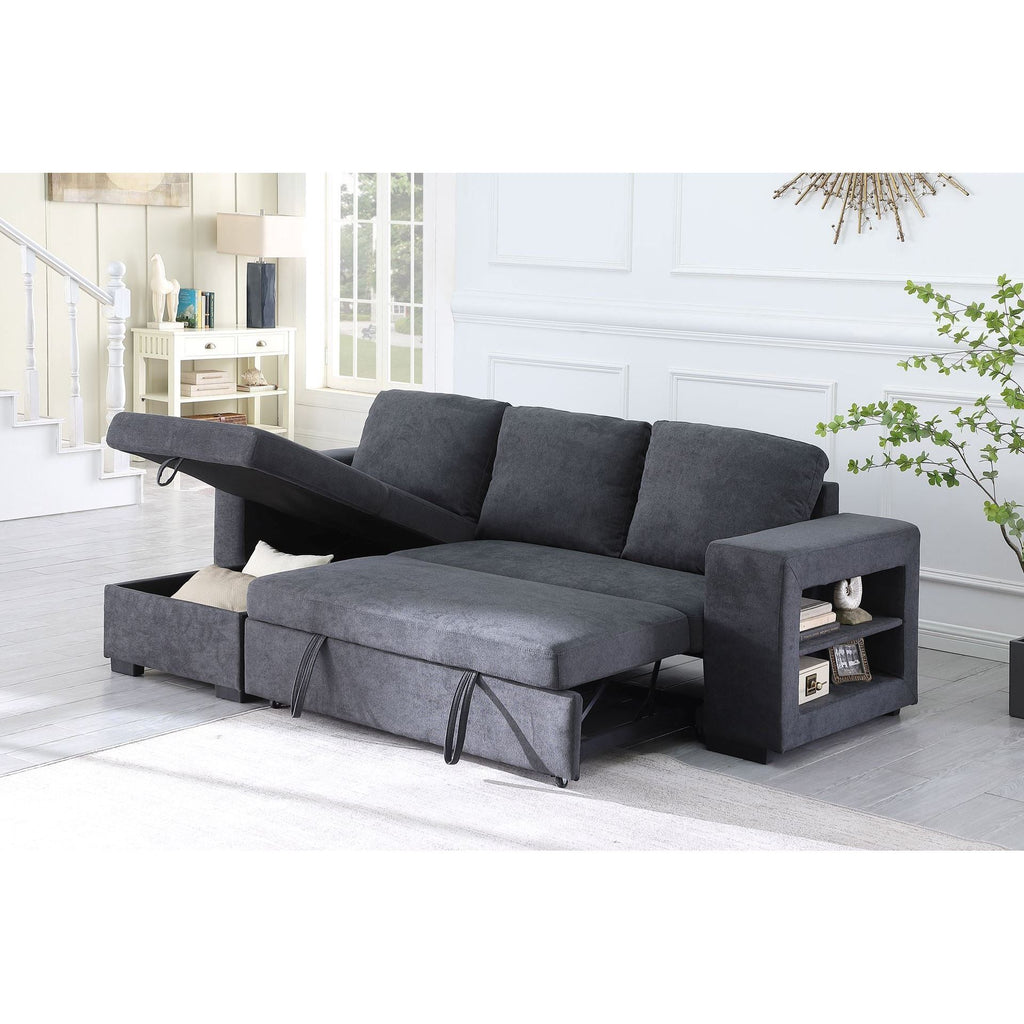Reversible Sectional Sofa Bed with Storage