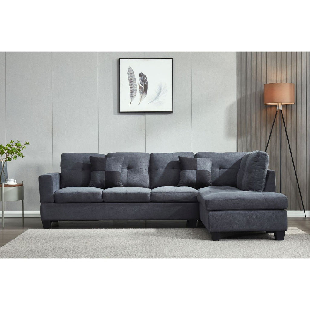 Sectional Sofa with Storage Ottoman