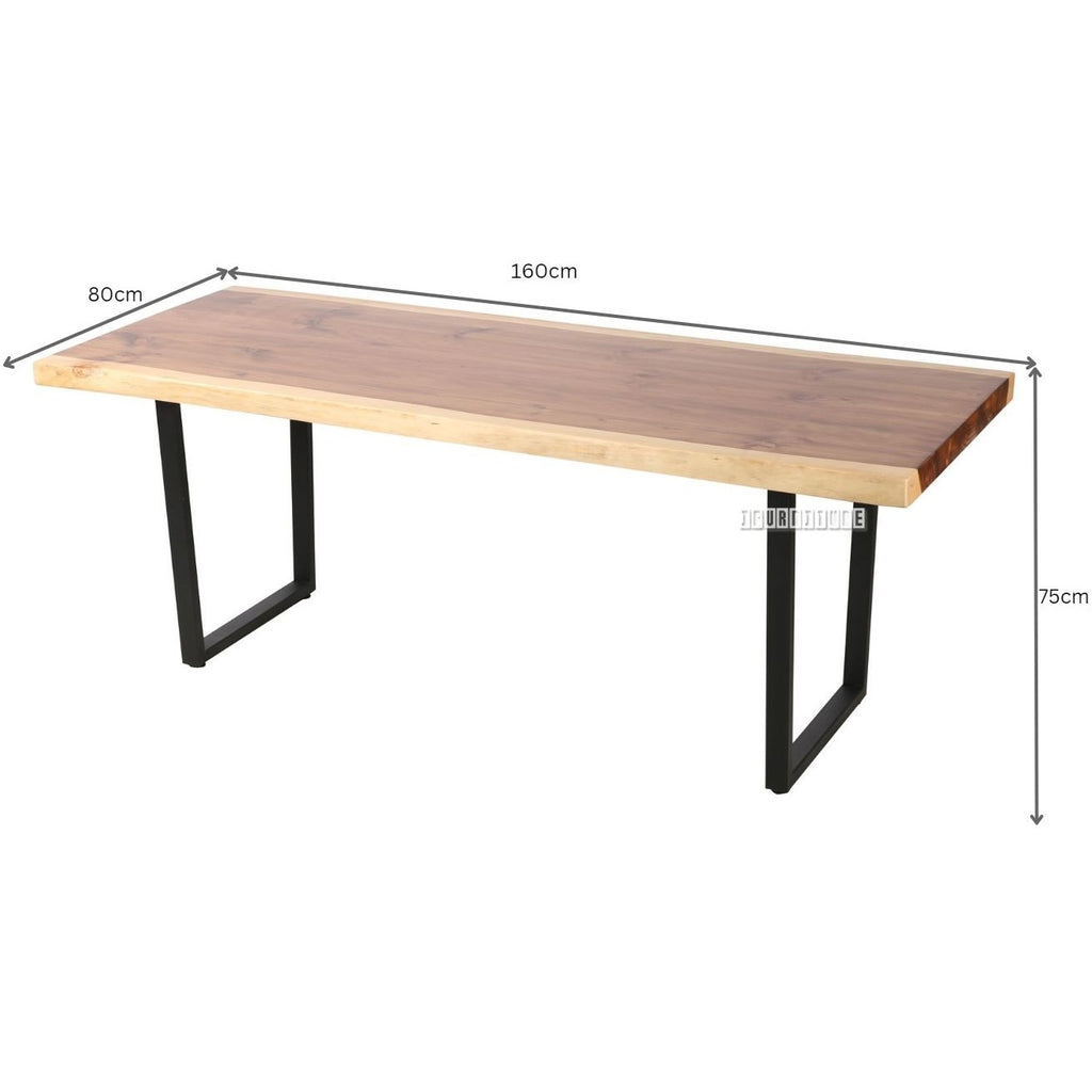 Dining Table - Tasman Solid Pine 2.4m*Live Edge - Next Shipment