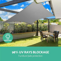 Shade Sail 6X8M Grey