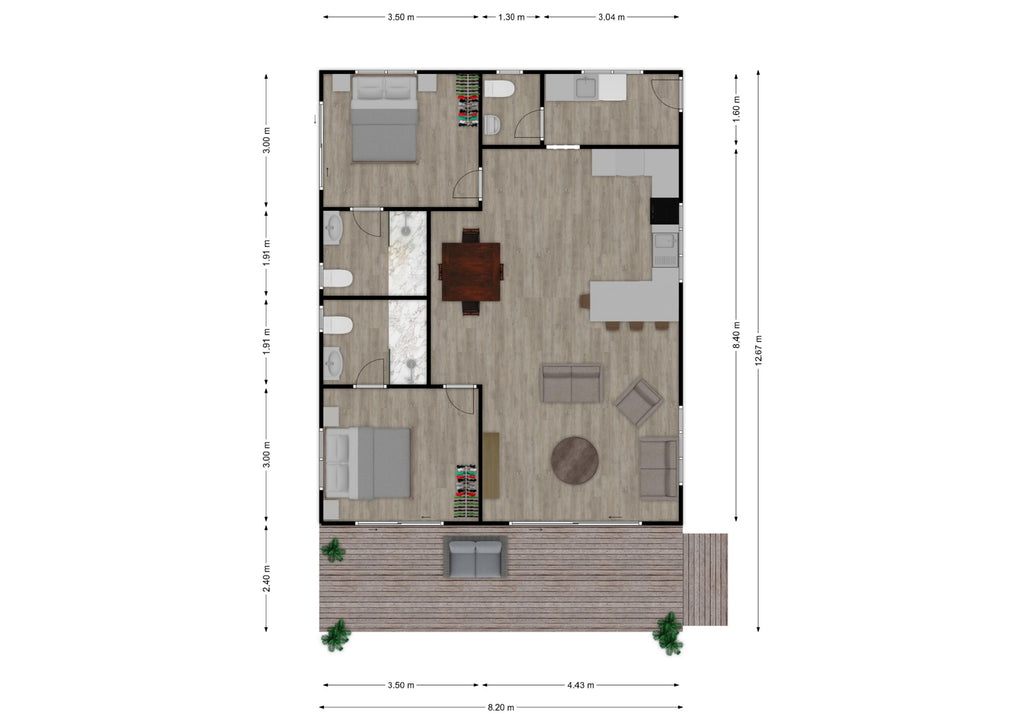 Beverley Home: 2 Bedroom/2.5 Bathroom