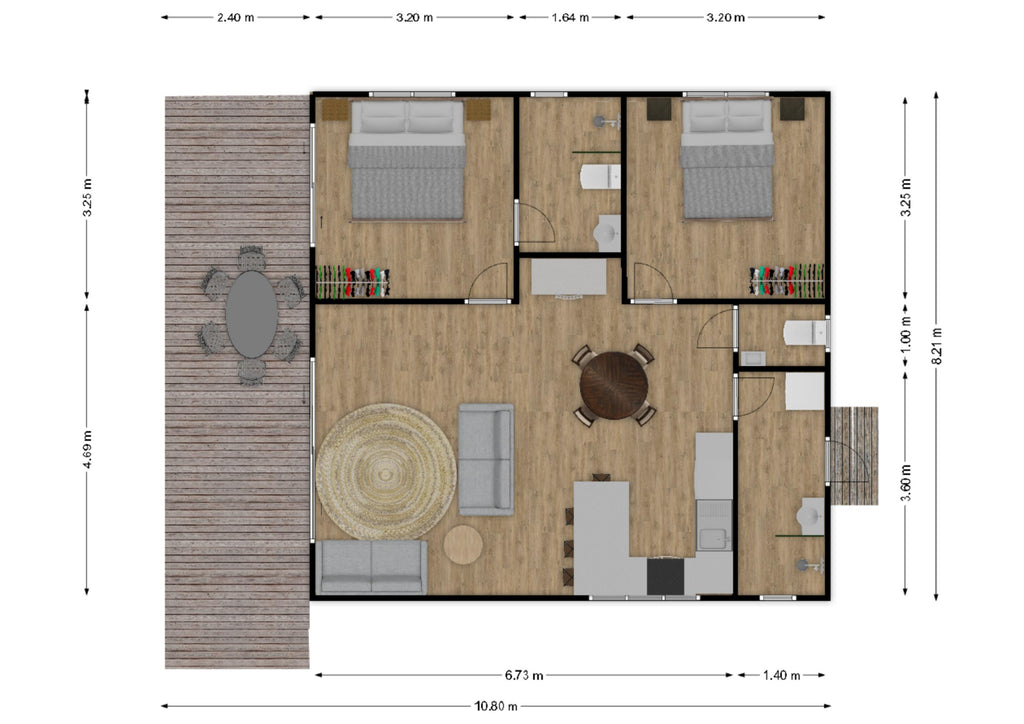 Mana Home: 2 Bedrooms/2 Bathroom
