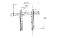 Kogan Wall Mount for 32" 65" TVs Slim Tilt Adjustable