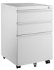 3 Drawer Mobile File Cabinet with Lock - Black or White