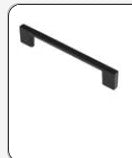 Kaboodle 96mm Matte Black Cali Kitchen Handle