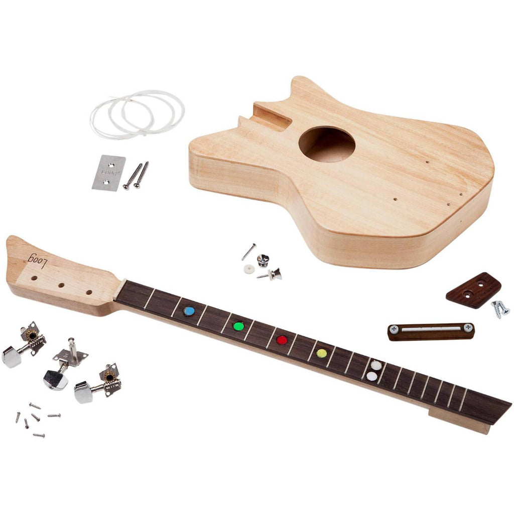 Loog II – 3 String Guitar Kit – Build Your Own!