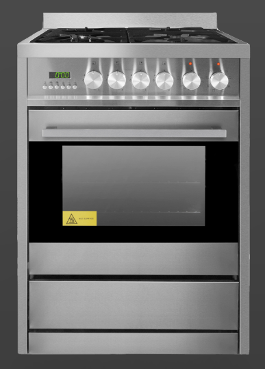 Vogue Freestanding Oven 60cm with Gas Cooktop