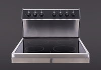 Vogue Freestanding Oven 60cm with Ceramic Cooktop - Top Control - SS
