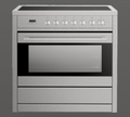 Vogue Freestanding Oven 90cm with Induction Cooktop - SS