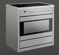 Vogue Freestanding Oven 90cm with Induction Cooktop - SS