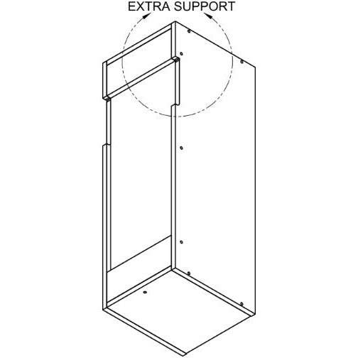 Wall 300 - 350D x 900 Series 1-Door Unit