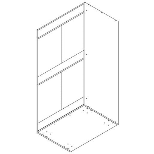 Pantry Upper 800 - 1476 Height 2-Door Unit