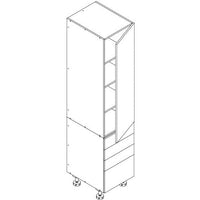 Combo - Base 450 4-Drawer & Pantry Upper 450 1476 Series 1-Door Unit