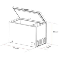 418L Midea Chest Freezer / Fridge Convertible