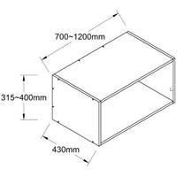 OverFridge 650~1200 - Flap Door VARIABLE Unit