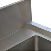 Stainless Steel Catering Sink – Right And Left Bench, 1800L x 610D x 900mmH