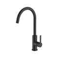 Greens Matte Black Penny Gooseneck Sink Mixer