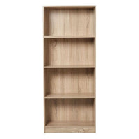 4 Tier Oak Look Bookcase
