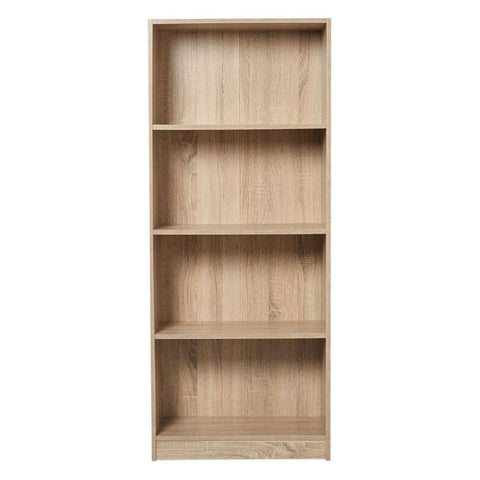 4 Tier Oak Look Bookcase