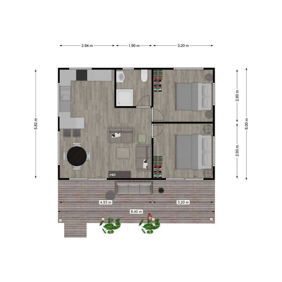 Tammy Kitset Home: 2 Bedroom/1 Bathroom