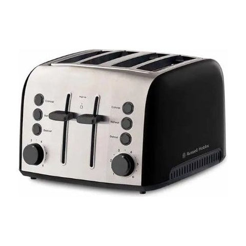 Russell Hobbs Brooklyn Matte Black 4 Slice Toaster
