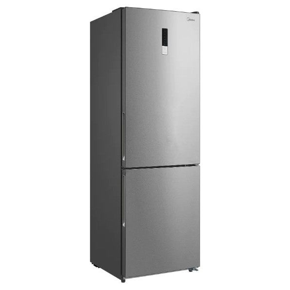 Midea 321L Fridge Freezer Stainless Steel