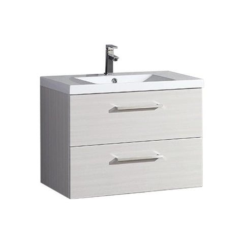 Vogue Ella White Oak Wall Vanity with Omega Top