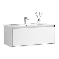 Hudson Wall Vanity with Classic Ceramic Top