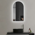 Arch Frameless LED Adjustable Mirror With Demister 50 x 90cm