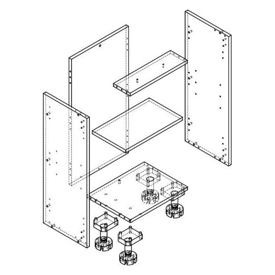 Base 400 - 1 Door Shallow 300 Depth