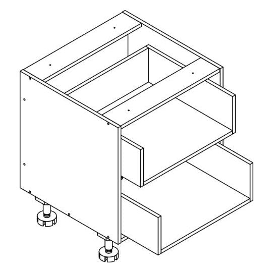 Base 600 - 576 Height 2-Drawer Unit