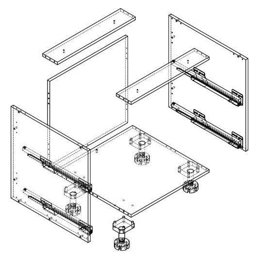 Base 600 - 576 Height 2-Drawer Unit