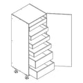 Pantry Lower 600 - 1476 Height 1-RH-Door 6 Int Drawers Unit