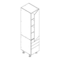 Combo - Base 450 4-Drawer & Pantry Upper 450 1476 Series 1-Door Unit