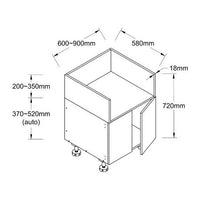 Base 600~900W Butler Sink With 2-Door Unit