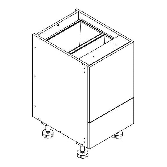 Base 450 - 1 Drawer Waste Bin Pull-out Unit