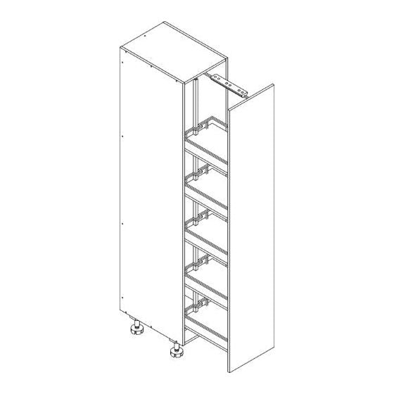 Pantry Pull-Out 300 - 2196 Height Unit