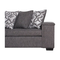 Corner Sofa with Patterned Cushions