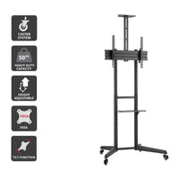 TV Stand - Portable Mount Stand Cart for 32" to 55"  or 37" to 75" TVs