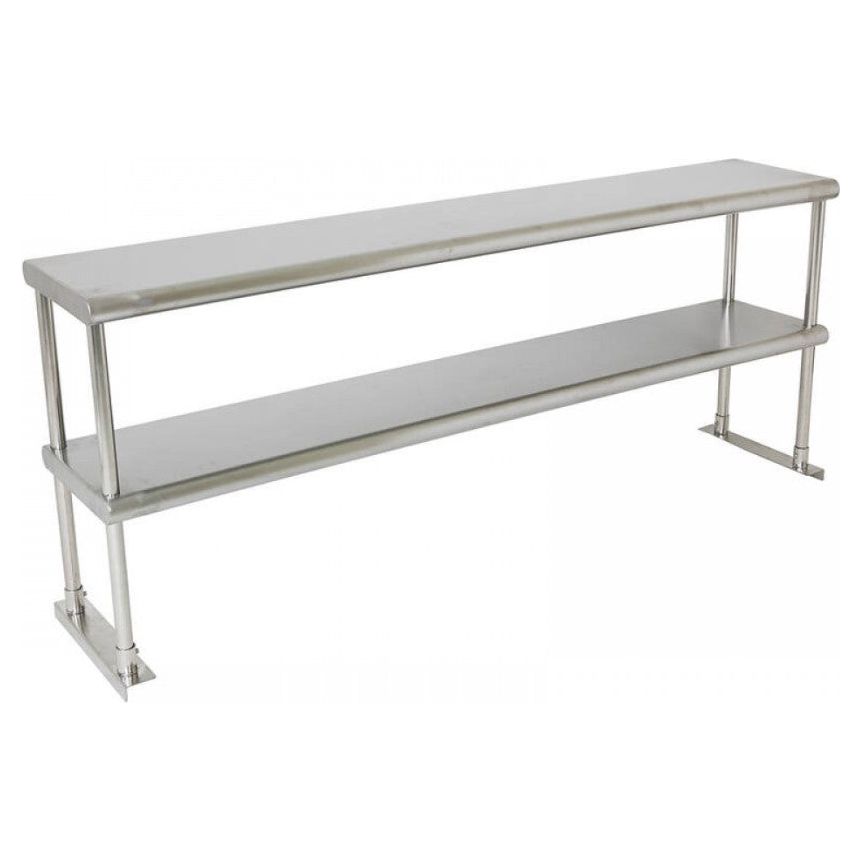 1500x300x630mm Double Over Bench Shelf | Stainless Steel Shelving | Commercial Shelves