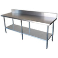 Stainless Steel Splashback Benches - 2200 x 700 x 900mm
