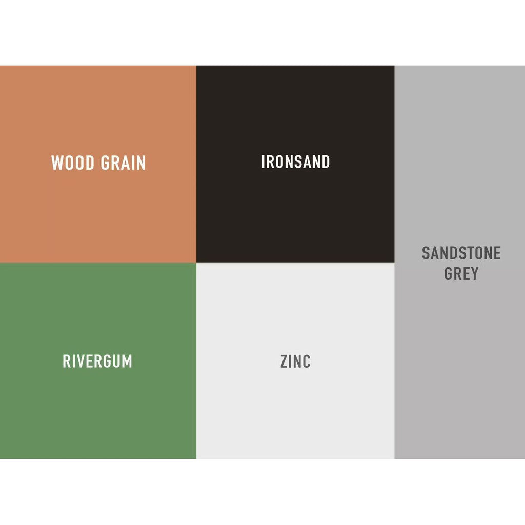 Garden Shed 1.55M X 1.55M X 2.02M Front Roof Slant - Sandstone Grey, Wood Finish, Ironsand