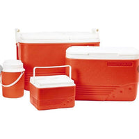 Living & Co Chilly Bin Family Pack - 4 Piece Orange Mid