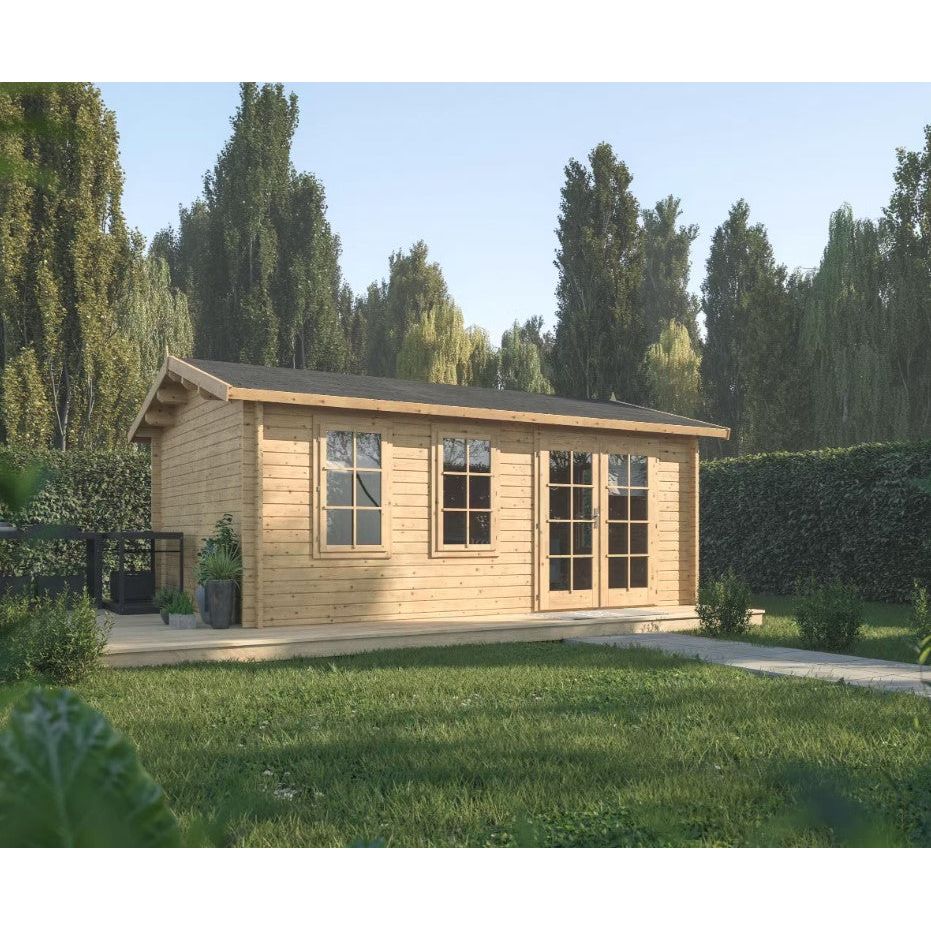 Log Cabin Garden House Iris 5.1m x 3.9m