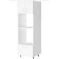 Kitchen Tall Oven Cabinet 600mm+450mm White Painted